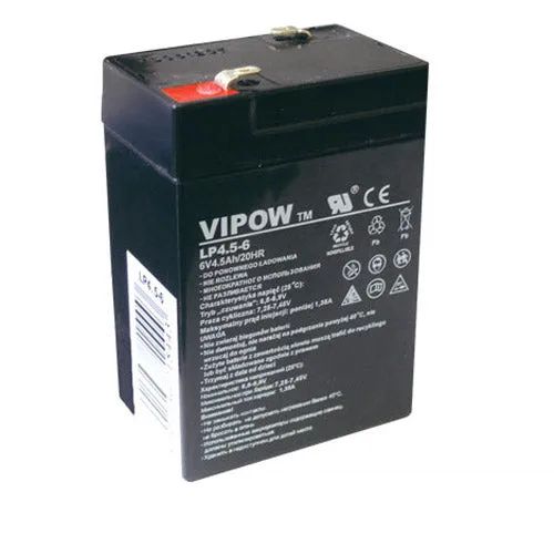 Batéria olovená 6V 4.5Ah VIPOW BAT0200