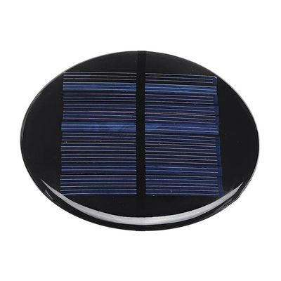 Solárny panel mini 5V/110mA, polykryštalický, priemer 90mm