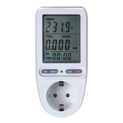 Digitálny merač spotreby elektrickej energie GETI PM05 so SCHUKO zásuvkou