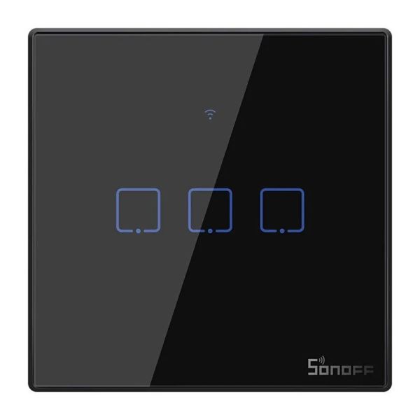 Inteligentný prepínač WiFi + RF 433 Sonoff T3 EU TX (3-kanálový)
