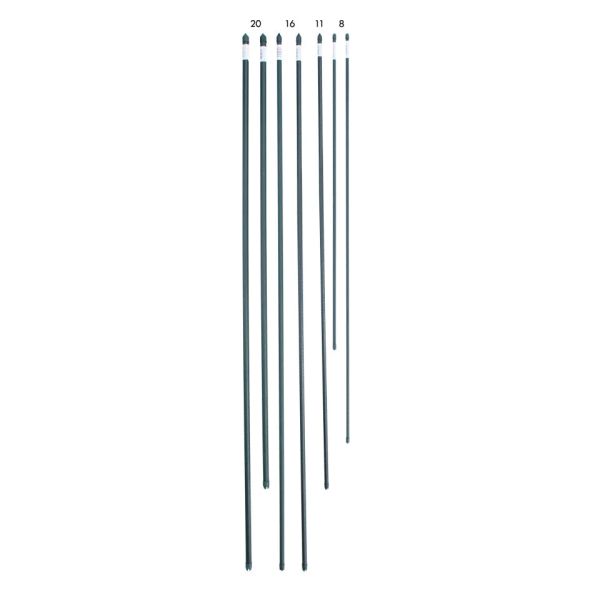Tyč 11mm/120cm oceľ + PE