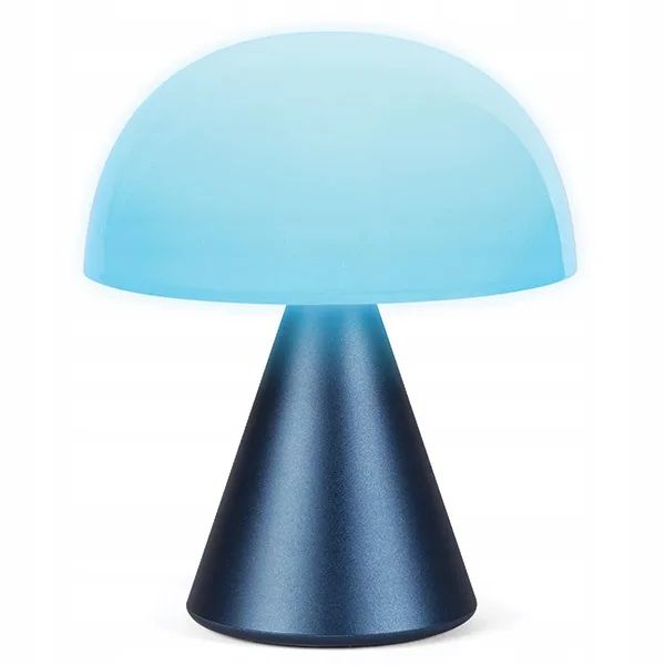 Lexon Mina M – tmavo modrá prenosná LED lampa