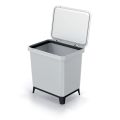 Kôš odpadkový SYSTEMA popolavý 29l