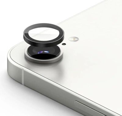 Ochranná fólia na objektív fotoaparátu pre iPhone 16E Black
