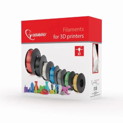 GEMBIRD Náplň do 3D tlačiarne/pera PLA-PLUS/1.75mm/1kg Orange