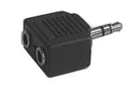 Redukcia Jack 3.5 stereo/ 2x3.5 stereo zdierka
