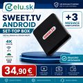 Sweet TV Box INEXT TV5 Ultra + 3 mesiace SWEET.TV ZDARMA