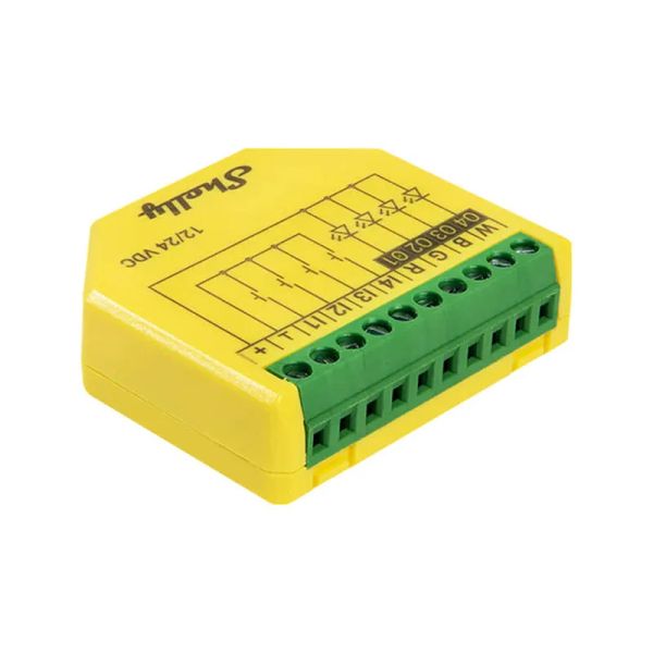Smart ovládač pre LED pásik SHELLY Plus RGBW PM WiFi