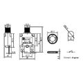 Nadprúdový tepelný istič ST-1 250VAC/20A alebo 32VDC/20A