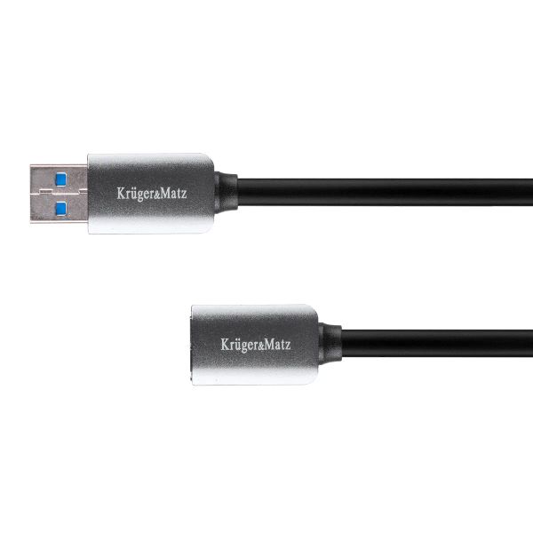 Kábel KRUGER & MATZ KM0336 1x USB 3.0 A konektor / 1x USB 3.0 A zdierka 1m