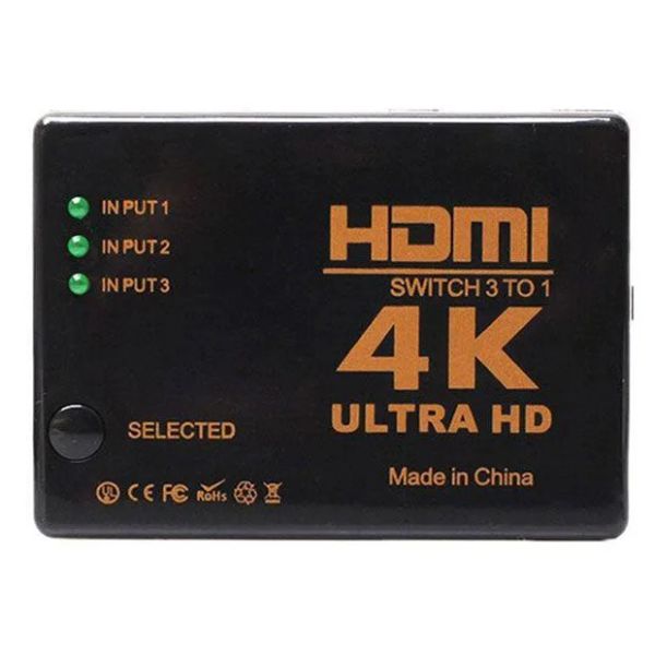 Prepínač 3x HDMI - 1x HDMI HADEX UH-301