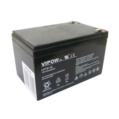 Batéria olovená 12V 12Ah VIPOW BAT0216