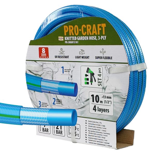 Záhradná hadica PROCRAFT PR-3KGH1310F 10 m