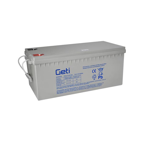 Gélová batéria 12V 200Ah GETI pre soláre
