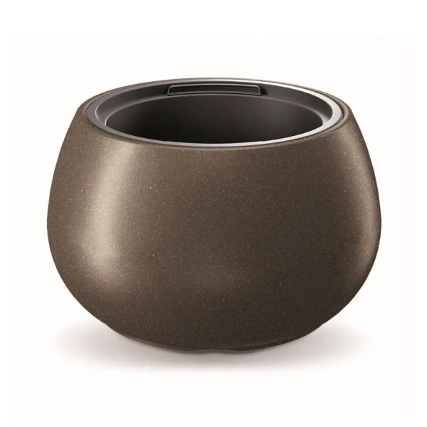Kvetináč HEOS ECO WOOD kávový 37cm