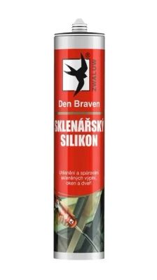 Sklenársky silikón transparentný 280ml Den Braven