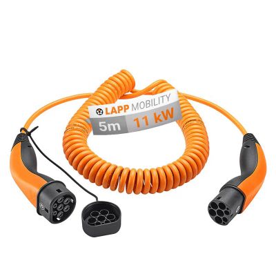 Kábel nabíjací LAPP 61799 typ 2 11kW 20A 3 fázy 5m pre elektromobil