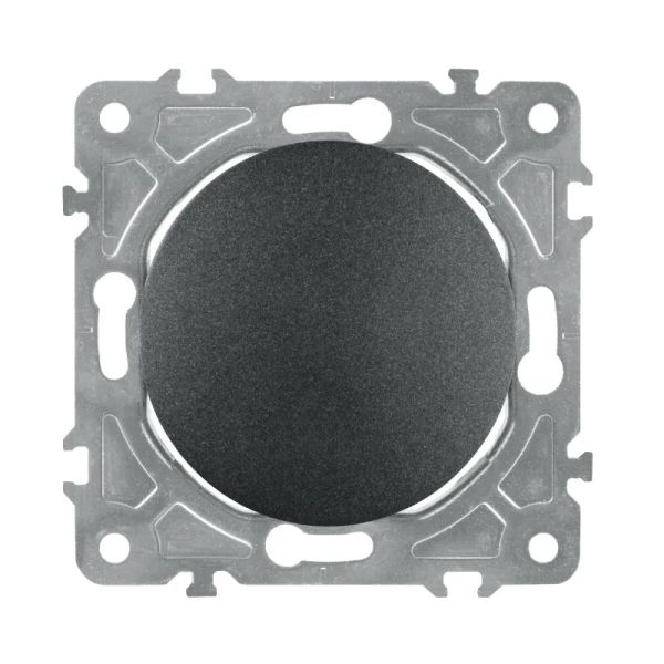 Vypínač ELECTROMALT OVAL OVA1007B čierny