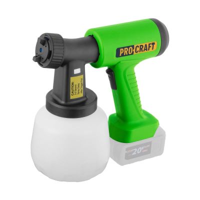 AKU striekacia pištoľ PROCRAFT PSE22bb s funkciou fúkania bez batérie