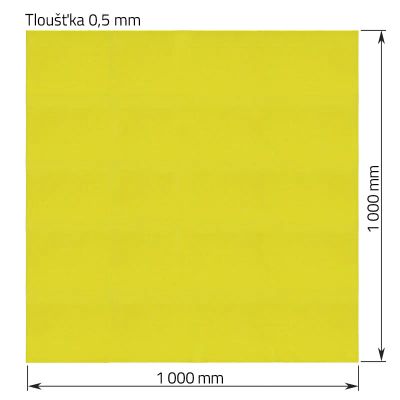 Epoxidová izolačná doska 0,5 × 1000 × 1000 mm pre batériové súpravy