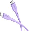 Kábel GOOBAY 77745 USB-C/USB-C 1,5m Purple