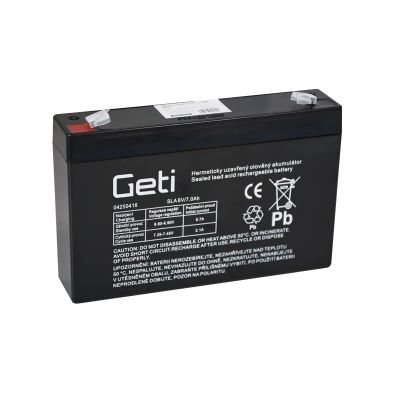 Batéria olovená 6V 7.0Ah GETI