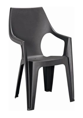 Stolička záhradná KETER Dante Highback Graphite