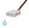 Nepájivý konektor pre LED pásiky 3528 30,60LED/m o šírke 8mm s vodičom, vodeodolný IP68