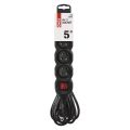 Predlžovací prívod 4 zásuvky 5m EMOS PC1415
