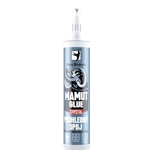 Lepidlo DEN BRAVEN MAMUT CRYSTAL transparentné 290ml