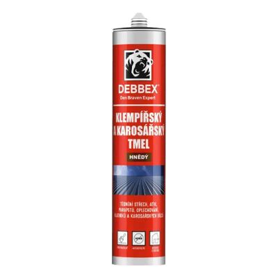 Tmel klampiarsky a karosársky DEBBEX hnedý 280 ml.