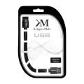Kábel KRUGER & MATZ KM0324 USB/micro USB 1m Black
