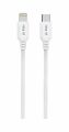 Kábel iPEAX 90010111 USB-C/Lightning 1 m biely