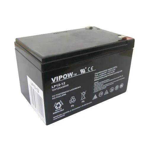 Batéria olovená 12V 12Ah VIPOW BAT0216