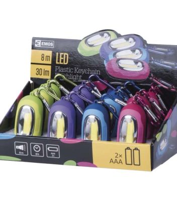 LED baterka Emos P3887 COB prívesok