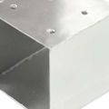 vidaXL Trámové spojky 4 ks v tvare T 101x101 mm pozinkovaný kov