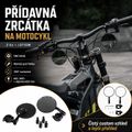Prídavné spätné zrkadlo STU r3115M pre motocykel
