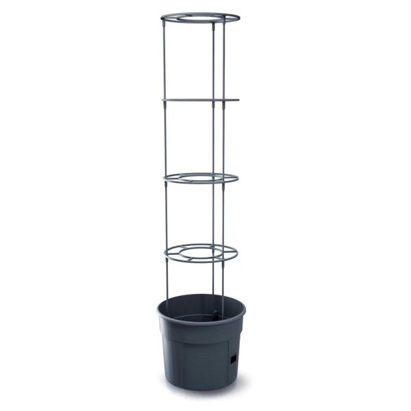 Kvetináč na pestovanie paradajok TOMATO GROWER antracit 29,5 cm