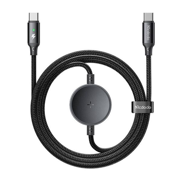 Kábel MCDODO CA-4170 USB-C 1,5m Black + nabíjačka na Samsung Watch