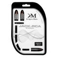 Kábel Jack 3.5mm stereo/2x Cinch 1,8m KRUGER & MATZ KM0310