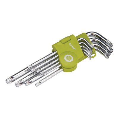 Sada L-kľúčov TORX EXTOL CRAFT 66011 9 ks