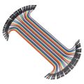 Spojovacie drôty dupont 40pin, dĺžka 20 cm, samičky