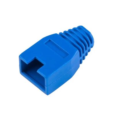 Kryt gumový pre konektor RJ45 modrý