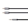 Kábel Jack 3.5mm stereo/2x Cinch 1,8m KRUGER & MATZ KM0310