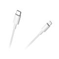 Kábel REBEL RB-6009-100-W USB-C/Lightning 1m White