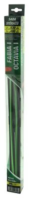 Ploché stierače COMPASS FLAT SET 530+480 mm GREEN OCT I/FAB I