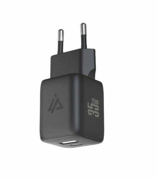 Adaptér USB iPEAX GaN USB/USB-C 90010127 Black