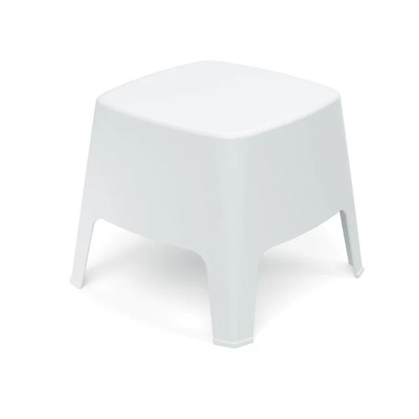 Stolička MILANE 485x485x420mm - biela