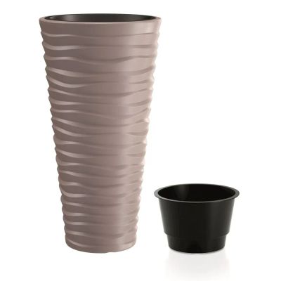 Kvetináč SAND SLIM mocca 29,6cm
