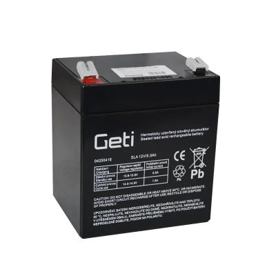Batéria olovená 12V 5.0Ah GETI